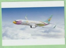 Nok Air Boeing 737 - postcard