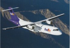 Fedex Federal Express ATR 72 - postcard