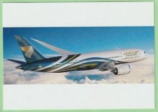 Oman Air Boeing 787 - postcard