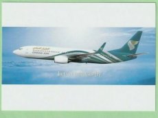 Oman Air Boeing 737 - postcard