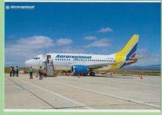 Aeroregional Boeing 737 - postcard