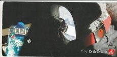 Airline issue postcard - Fly Baboo - advertisement