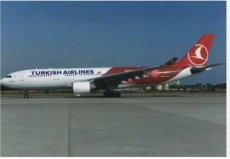 Turkish Airlines Airbus A330-200 TC-JIZ "Invest in Turkey" - postcard