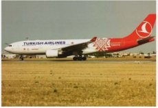 Turkish Airlines Airbus A330-200 TC-JNB "Tokyo 2020 Olympic Games cs" - postcard