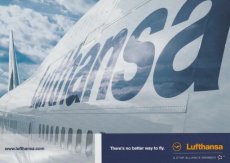 Airline issue postcard - Lufthansa Boeing 747-400