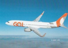 GOL Linhas Aereas Boeing 737 postcard GOL Linhas Aereas Boeing 737 postcard