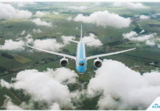 KLM Embraer E195-E2 postcard KLM Embraer E195-E2 postcard
