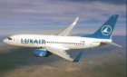 LUXAIR BOEING 737-700 POSTCARD