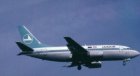 LUXAIR BOEING 737-500 LX-LGR POSTCARD