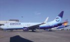 ALROSA AIR BOEING 737-800 M-ABFV POSTCARD