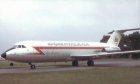 DOMINICANA BAC-1-11 G-AVGP POSTCARD