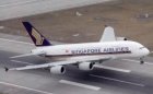 SINGAPORE AIRLINES A380 9V-SKJ - POSTCARD