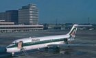 ALITALIA ITALY DOUGLAS DC-9-32 I-DIBO POSTCARD