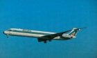 ALITALIA ITALY MD-82 I-DAWP POSTCARD