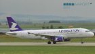 LIVINGSTON ITALY AIRBUS A320 EI-EUA POSTCARD