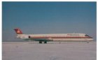 MERIDIANA ITALY MD-82 I-SMER POSTCARD