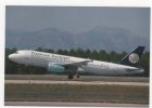 CYPRUS TURKISH AIRLINES AIRBUS A320 POSTCARD