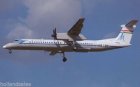 MALEV HUNGARIAN AIRLINES DASH 8 Q400 retro cs postcard