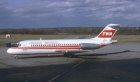 TWA TRANS WORLD AIRLINES DC-9-14 N1053T POSTCARD