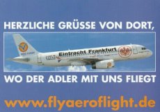 Airline issue postcard - Aero Flight Airbus A320- Airline issue postcard - Aero Flight Airbus A320
