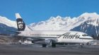 ALASKA AIRLINES BOEING 737-200 N740AS @ JUNEAU POSTCARD