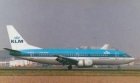 KLM Boeing 737-300 PH-BDK postcard