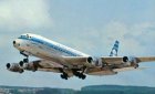 KLM DOUGLAS DC-8 take off postcard