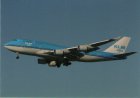 KLM ASIA BOEING 747-400 PH-BFF POSTCARD