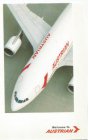 AIRLINE ISSUE POSTCARD - AUSTRIAN AIRLINES AIRBUS A310-324