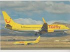 AIRLINE ISSUE POSTCARD - TUIFLY BOEING 737 AIRLINE ISSUE POSTCARD - TUIFLY BOEING 737