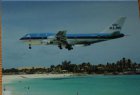 KLM BOEING 747-300 PH-BUU @ SINT MAARTEN POSTCARD