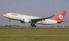 TURKISH AIRLINES AIRBUS A330-200 @ AMSTERDAM POSTCARD