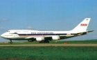 THAI AIRWAYS BOEING 747-400 retro HS-TGP POSTCARD