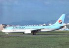 Korean Air Boeing 737-800 HL7559 postcard