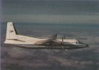 KOREAN AIR LINES FOKKER F-27 PH-FFE POSTCARD