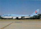 KOREAN AIR BOEING 747-400 HL7479 POSTCARD