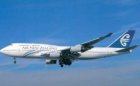 AIR NEW ZEALAND BOEING 747-419 ZK-NBT POSTCARD