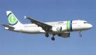 Transavia airbus a320-200 @ lisbon postcard