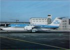 KLM UK BAE 146-300 G-UKRC POSTCARD