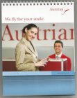 AUSTRIAN AIRLINES office desk calendar 2009