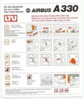 LTU AIRBUS A330 safety card