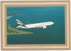 Airline issue postcard - Emirates Boeing 777 Airline issue postcard - Emirates Boeing 777