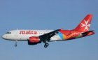 AIR MALTA AIRBUS A319 9H-AEM POSTCARD