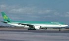 AER LINGUS AIRBUS A330-300 EI-USA @ Shannon POSTCARD