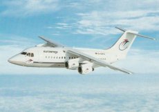 Airline issue postcard - Eurowings BAe 146-200 Airline issue postcard - Eurowings BAe 146-200