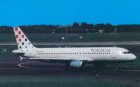 Croatia Airlines Airbus A320 9A-CTF @ Hamburg postcard