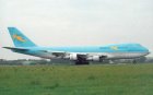 Berkut Air / Korean Air Boeing 747-200F 9G-MKS postcard