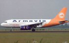 Armavia Armenia Airbus A319 EX-32011 postcard