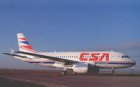 CSA Czech Airlines Airbus A319 OK-MEK postcard