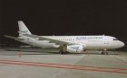 Alpha Express Airbus A320-200 YL-AEA postcard